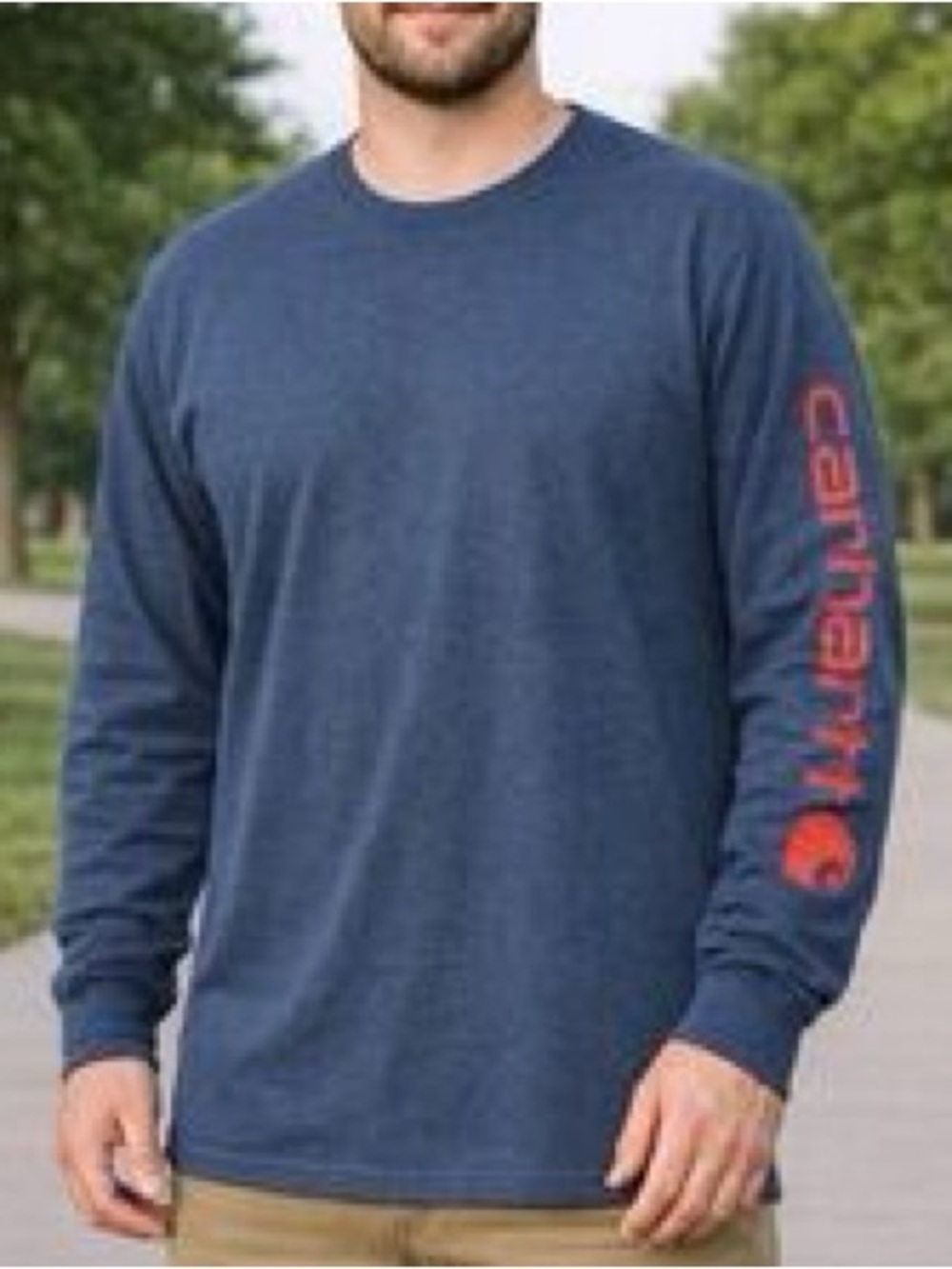Carhartt long sleeve Original Fit Blue Size Small